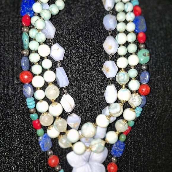 Multicolor Beaded Necklace Set - Picture 9 of 9